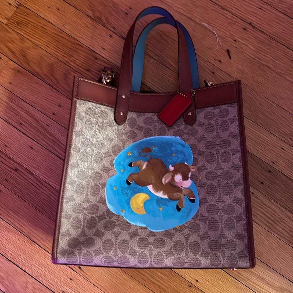 coach cow bag 🐮⭐️